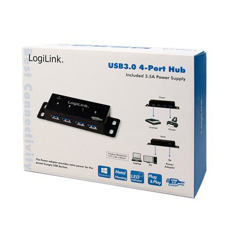 Logilink | USB 3.0 Hub | UA0149 - 4